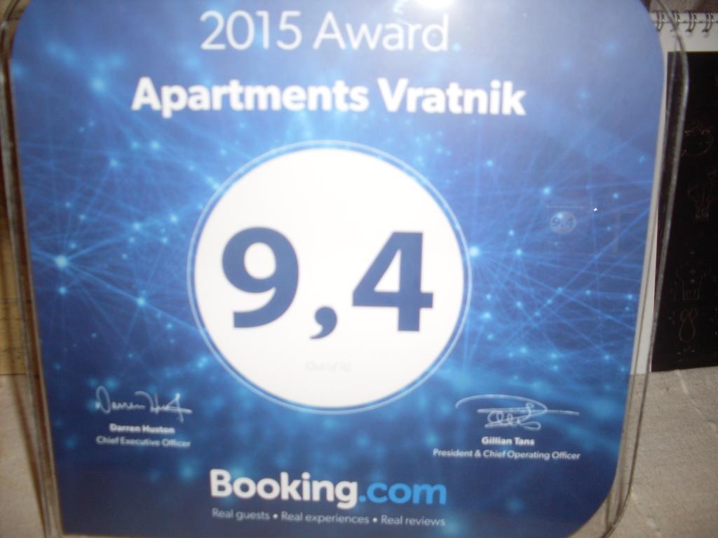 Apartments Vratnik SJJ Exteriér fotografie